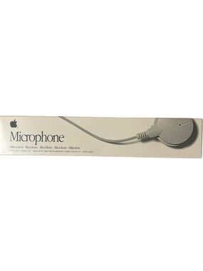 NIB Vintage 1991 Apple Computer Microphone 699-5103-A NOS SEALED NIP NEW